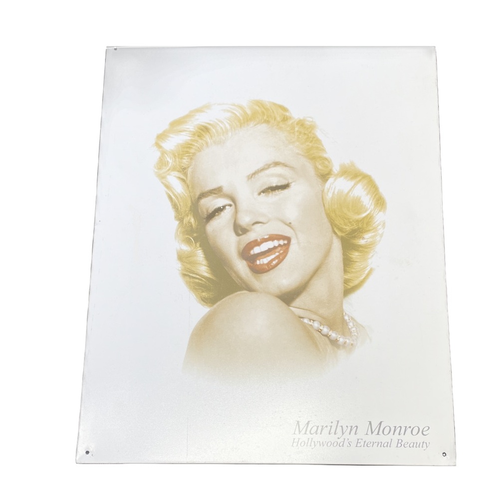 Marilyn Manroe Metal Sign